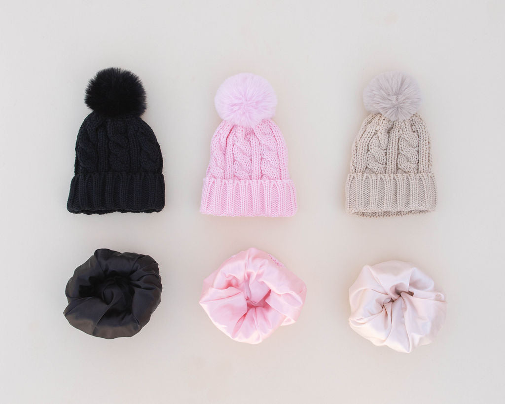Knitted Newborn Silky Cap